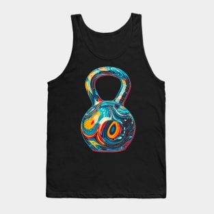 Swirly Kettlebell Tank Top